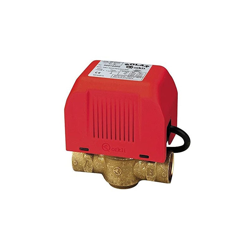 Orkli Two-Way Zone Valve 3/4 Inch Internal Thread with Motor