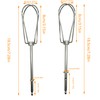 Pack of 2 Whisks High-Quality Stainless Steel Replacement Whisk Compatible