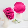 Silk Bonnet for Sleeping, Reversible Silk Shower Cap for Men