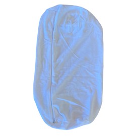 Jackson Roll Zip on Pillowcase (Pillow case only, does not include The pillow) (White Velour)