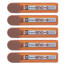 PILOT Set of 5 Cases with 12 Refills ENO HB 0.5 mm