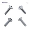 Accu - M6 x 14mm Socket Flanged Button Screws (ISO