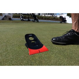 Pure2Improve Golf Return Putt Training Aid, Black, Height Adjustable