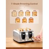 Yabano 4 Slice Toaster, Toaster with Extra Wide Slot and