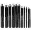 11Pcs Round Steel Hollow Punch Set, 1-11mm Leather Craft Hollow