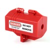 POFET Red Plug Lockout Tagout 65x65x118mm/2.5x2.5x4.6inch inch Plug Lockout Device