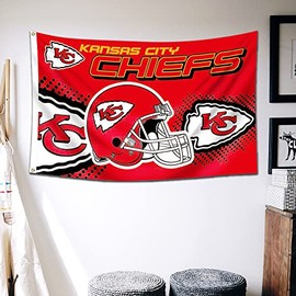 Flag for Kansas Banner City Banner (3x5ft,Heavy Duty, Durable 150D Polyester) Brass Grommets For Outdoor Room Man Cave