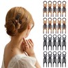 Mythya Broches para el Cabello, Pinzas de Doble Agarre 20