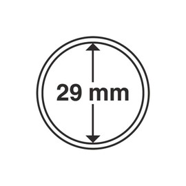 Leuchtturm CAPS29 10 Münzkapseln 29 mm