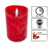 ToCi LED Candles Red Diameter 7.5 x 15 cm -