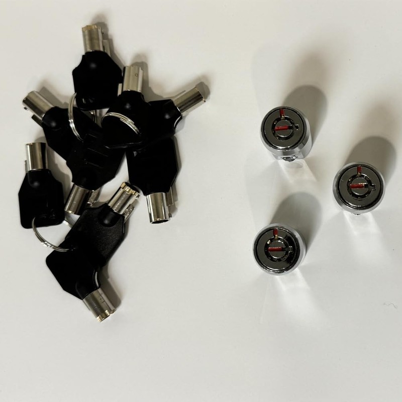 RiKey Security - 3X Storage Cylinder Locks KEYED Alike with