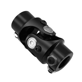 GLOCRORET 9/16" 26 Spline X 3/4" DD Black Steel Steering Shaft U Joint, Total Length: 83mm