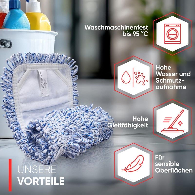 Wowtowelz Mop Cover Floor Mop Cover for Sensitive Floors (Ultra
