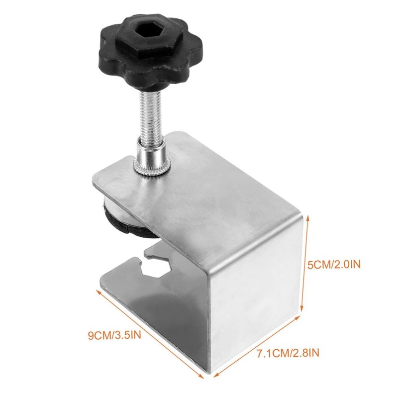 DOITOOL Woodworking Cabinet Assembly 4pcs Stainless Steel Clamps Drawer Installation