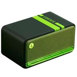 Edifier Retro Wood Bluetooth Speaker,Wireless Portable Speakers with 20W Stereo Sound,Vintage Decor Speaker with AUX,USB Soundcard,Micro SD Black