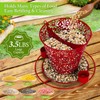Solar Bird Feeders for Outside Hanging Metal Wild Bird Feeder