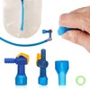 PEUTIER 9pcs Bite Valve Replacement for Camelbak, Blue Bladder Replacement