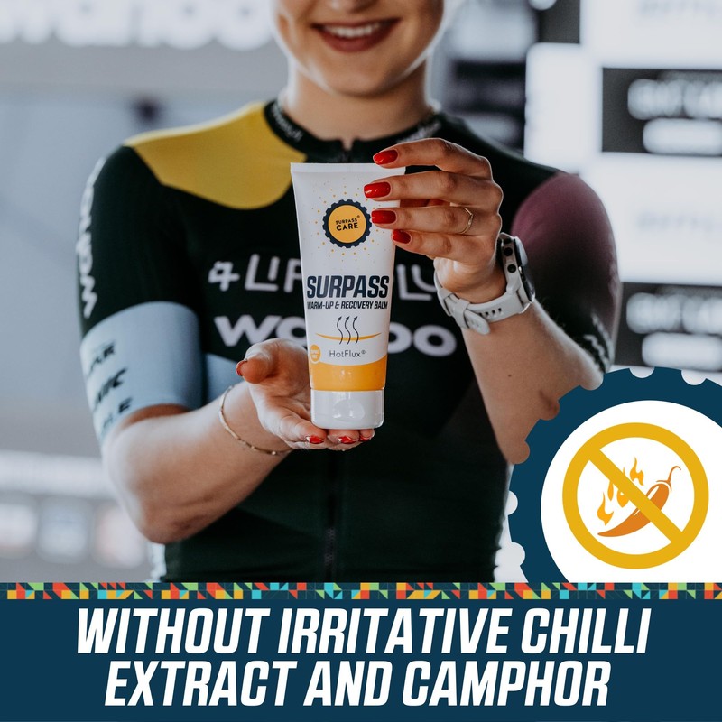 SURPASS Pre-Workout Warm-Up Balm for Athletes | Irritation-Free Ultra Strength
