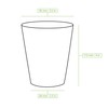 BIOZOYG Printed Paper Cups, Pack of 50, 300 ml /