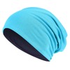 Hatstar Long Slouchy Beanie, 2-in-1 Reversible Jersey Hat in 45