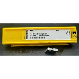 Kennametal NB2L K68 Carbide Top-Notch Grooving Inserts NEW (Box of 5)