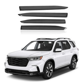 HIRUFAIT Inner Door Decorative Strip Cover Trim for Honda Pilot 2023 2024 2025/ Honda Passport 2026 Accessories, ABS Inner Door Panel Protector Cover Anti Scratch 4PCS, (Carbon Fiber Pattern)