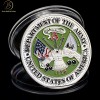 Unbranded Army Rangers Lead the Way Silver Challenge Coin