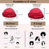Gorra de calavera preatada con forro de satén de seda