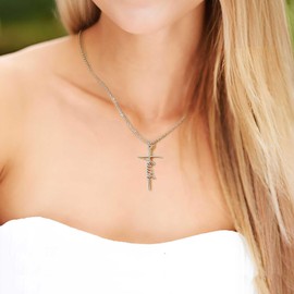 RAYSTAR Gifts for Women Faith Cross Necklace for Women Christian Jewelry Necklace Birthday Gifts for Women Mom Wife