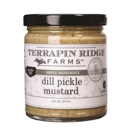 Terrapin Ridge Farms Dill Pickle Mustard - One 8 Ounce Jar