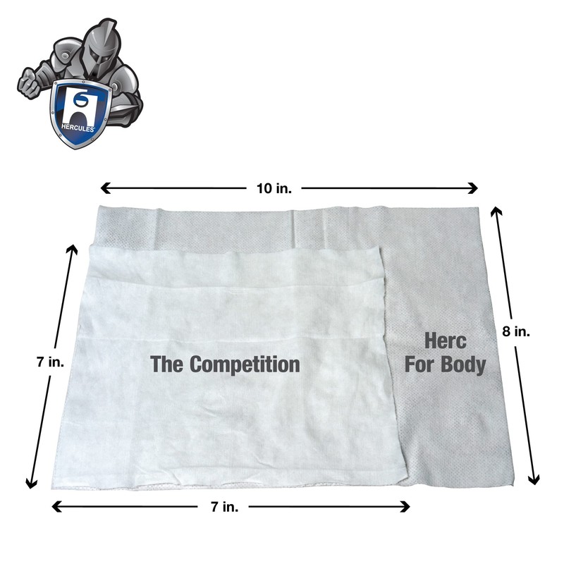 Hercules for Body Jobsite Body Wipes, 30-Pack