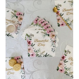 AM Décor - 20 Count Soft 3-Ply Tissue Decoupage Luncheon Paper Napkins -13" x 13" (Unfolded) Beautiful Day
