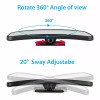 2x 360° Stick on Rear View Auxiliary Blind Spot Mirror