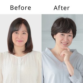 AQUADOLL rm002PGH Wig, Medical Hat, Short, Curl, Room Wig, Full Wig, Women's, One Size Fits Most, PGH. Pearl Gray Hair