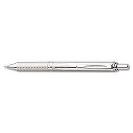 Pentel BL407A EnerGel Alloy RT Retractable Liquid Gel Pen.7mm, Chrome Barrel, Black Ink