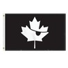 3×5 FT Canada Pirate Flag, Large 100D Canadian Maple Jolly