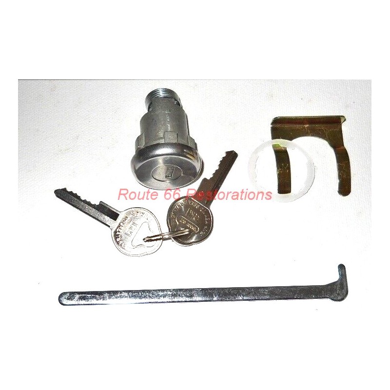 Buick 1955-1958 cerradura de maletero con 2 llaves GM auténticas