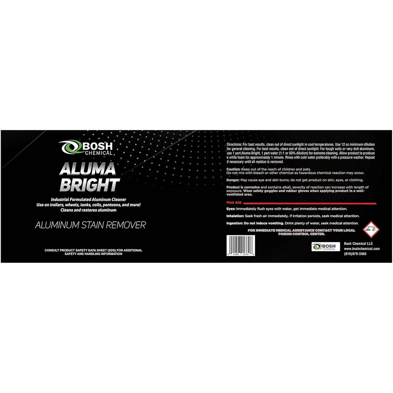 Bosh Chemical Alumabright Aluminum Cleaner & Brightener & Restorer (2