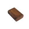 speed mao Stylish Simple Rectangle Toothpick Holder, Brown