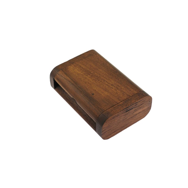 speed mao Stylish Simple Rectangle Toothpick Holder, Brown