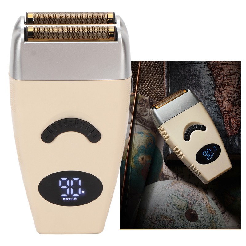 Beard Trimmer USB Rechargeable Detachable Flexible Waterproof Wet Dry Electric