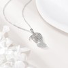 French Horn Necklace Sterling Silver Music Instrument French Horn Jewelry
