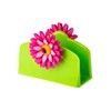 VIGAR Flower Power Napkin Holder, Material: Polypropylene and Rubber, Green,