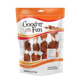 Good'n'Fun Triple Flavor Kabobs 4 Ounces, Snack for All Dogs