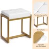 FLYZC Vanity Stool, Vanity Chair Stools for Makeup Room, Faux