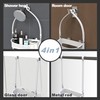 EMT ETRENDS Shower Caddy Hanging, Anti-Swing Shower basket over showerhead