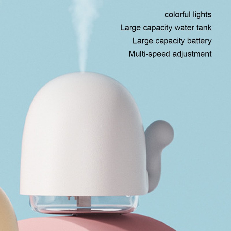 450ml Mini Air Humidifier Moving Tail Shaped USB Portable Humidifier