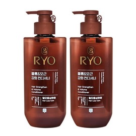 Ryo Heukwoon Volume & Hair Strengthening Conditioner 592ml 2 pack / 려 흑운 볼륨앤모근강화 컨디셔너 592ml 2개팩
