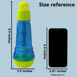 Echo Microphone Children's Toy Microphone with Echo Effect 9.5 x 3.5 Inch Children's Microphone for Children from 2 3 4 Years (Blue)