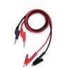 2pcs 1 Meter Cable Length Stackable Banana Plug to Crocodile